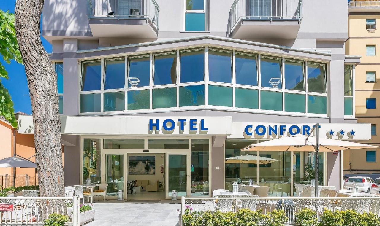 Hotel Confort Rimini Esterno foto